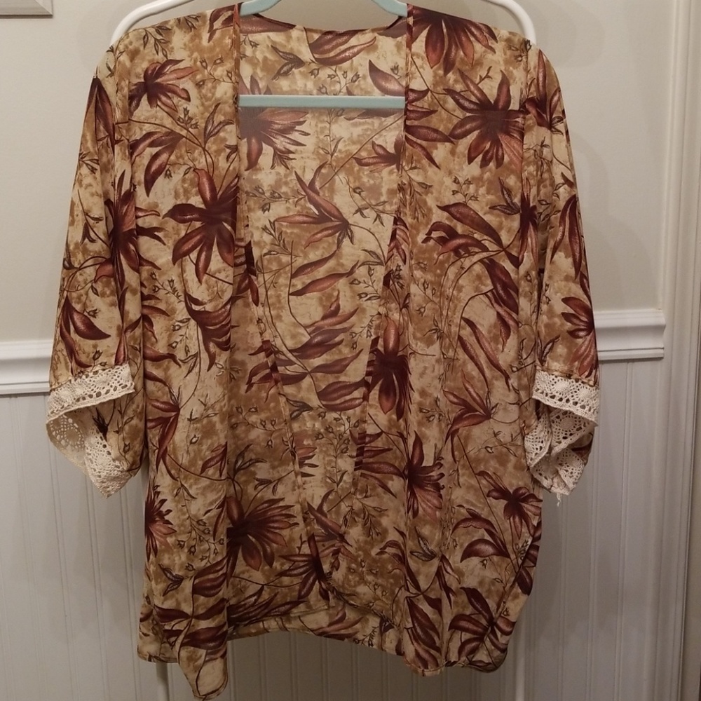 Open front shirt